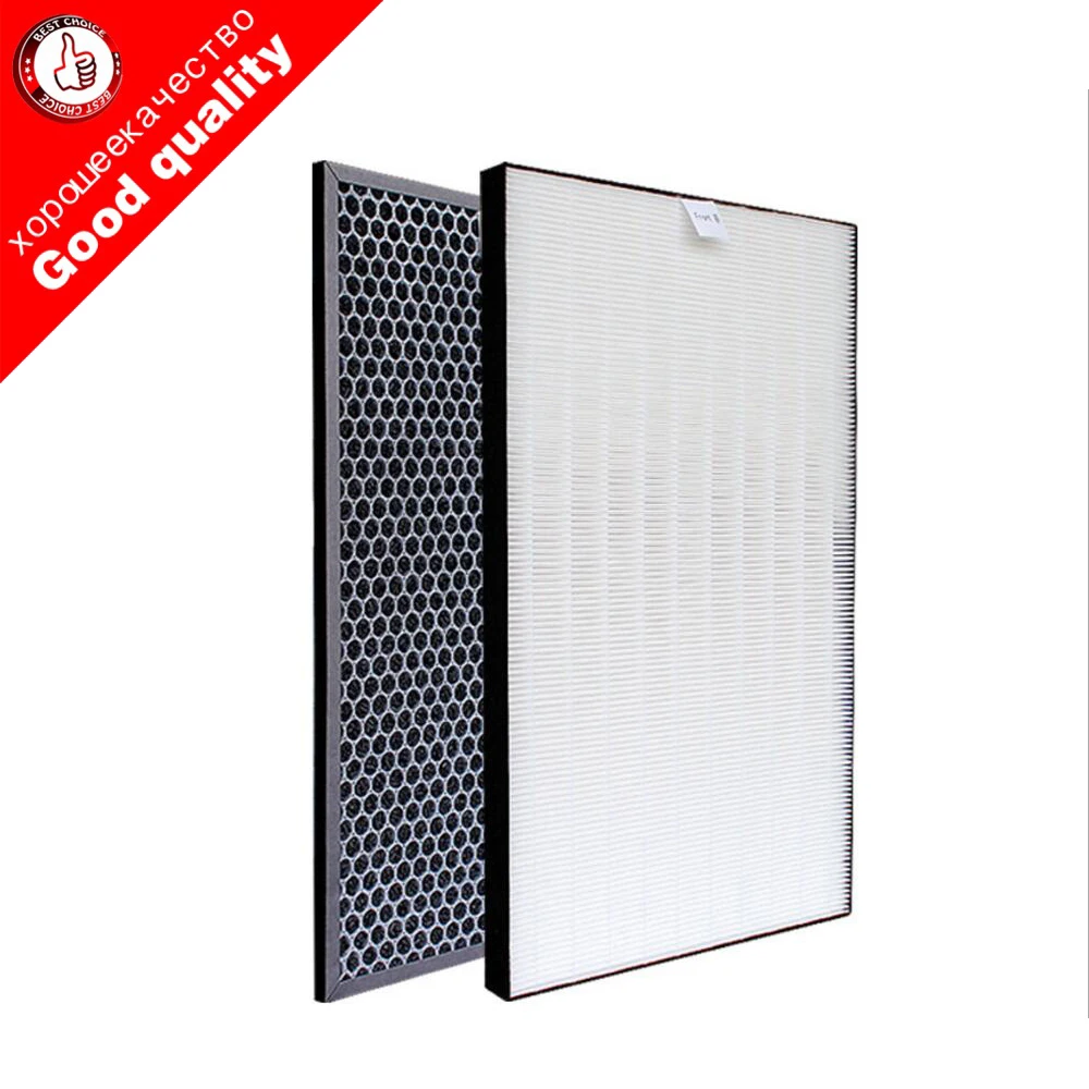 Кучи фильтр для очиститель воздуха sharp KC-D50-W, KC-E50, KC-F50, KC-D40E hepa фильтром 40*22*2,8 см/Активизированный карбоновый Фильтр 40*22*0,8 см