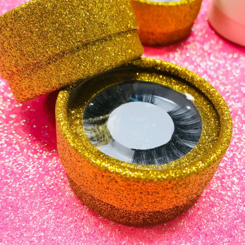 Золото посылка собрать 3D норки ресницы жестокости Бесплатная 10 шт./лот ручной