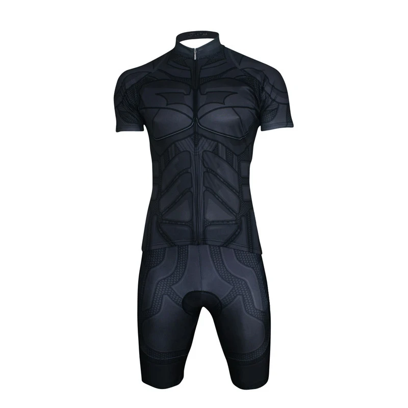 Мужские короткие топы Super Hero летняя одежда для велоспорта быстросохнущая