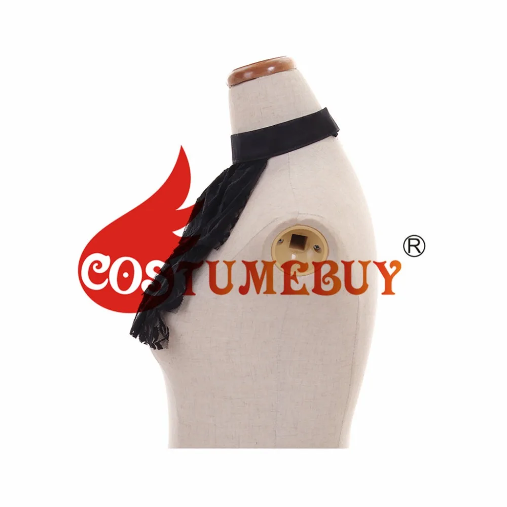CostumeBuy Черный Кружевной Галстук-бабочка в стиле стимпанк для свадьбы вечеринки L920