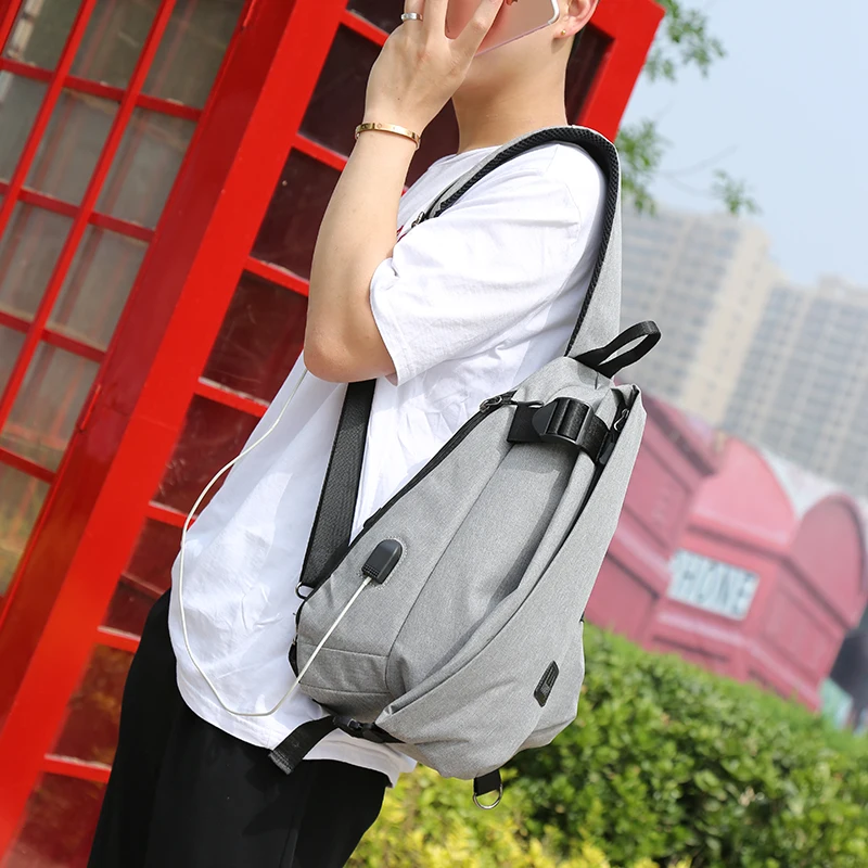 Snap Tours два размера USB зарядка слинг нагрудная Сумка Модный корейский стиль