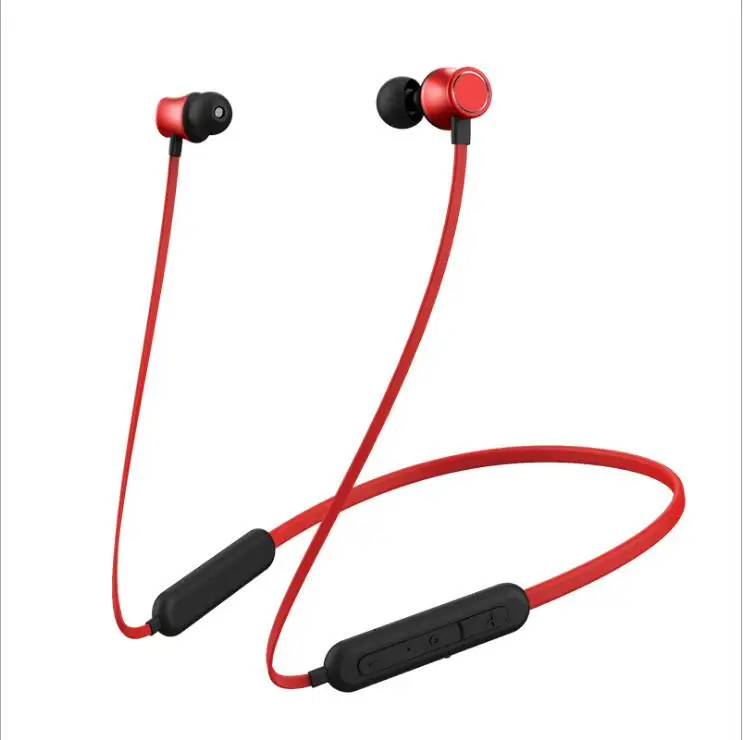 HOCO ES29 Спортивные Bluetooth Наушники Спортивные Беспроводные наушники с микрофоном стерео объемный бас для iOS наушники для андроида - Цвет: Red