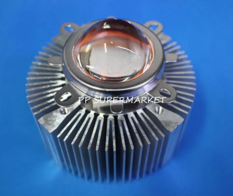 Светодиодные светильники полного спектра 100 Вт + комплект линз 44 мм радиатор для