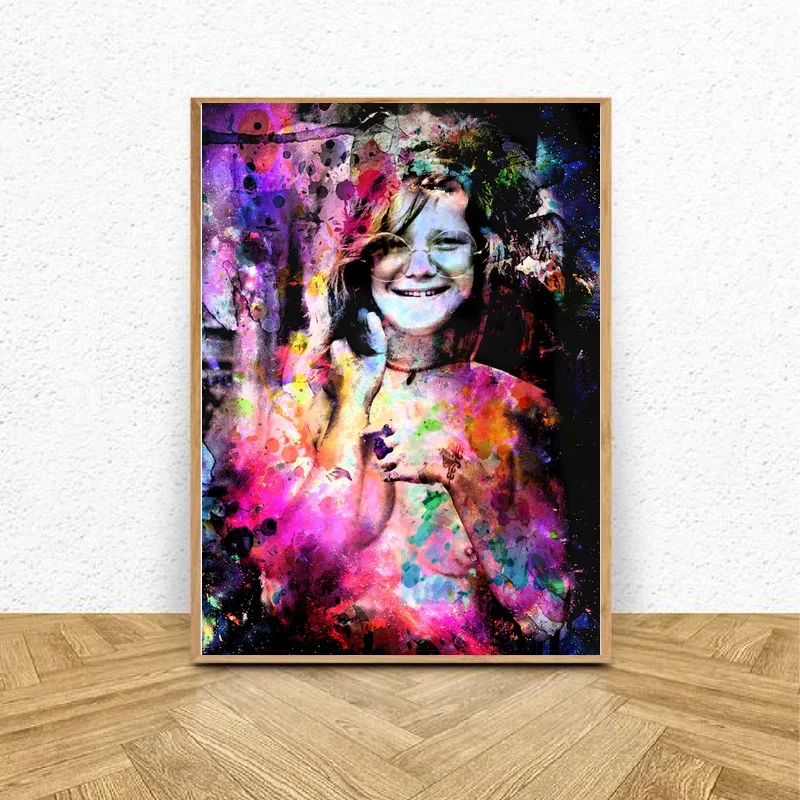 Художественная Картина на холсте Janis Joplin домашний декор для гостиной | Дом и сад
