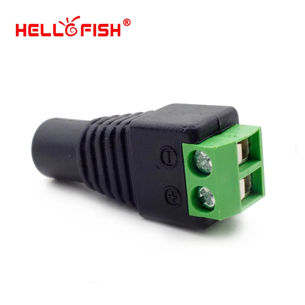 Здравствуйте Fish JR 5 5*2 1 мм 12 В постоянного тока гнездовой разъем питания штекер