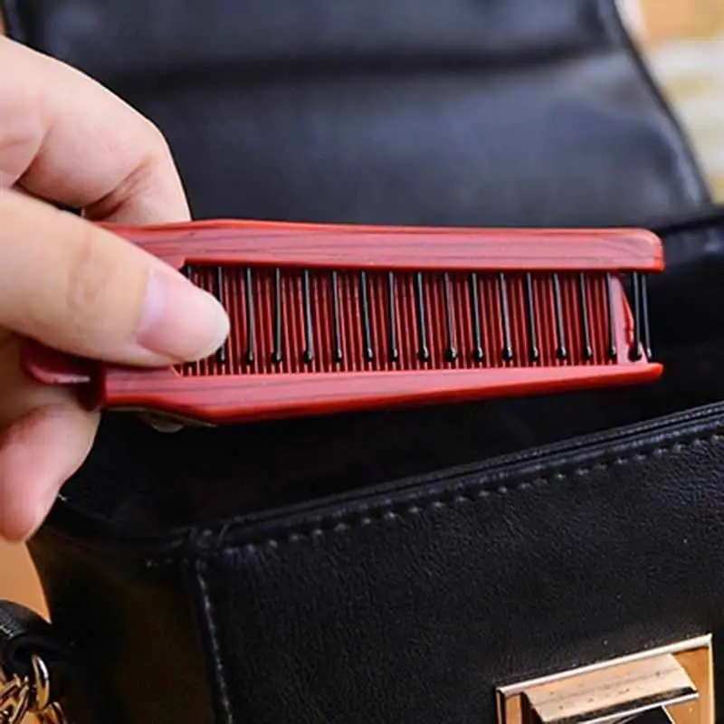 1 шт. расческа для бороды и усов|folding comb|folding pocket combfolding hair comb |