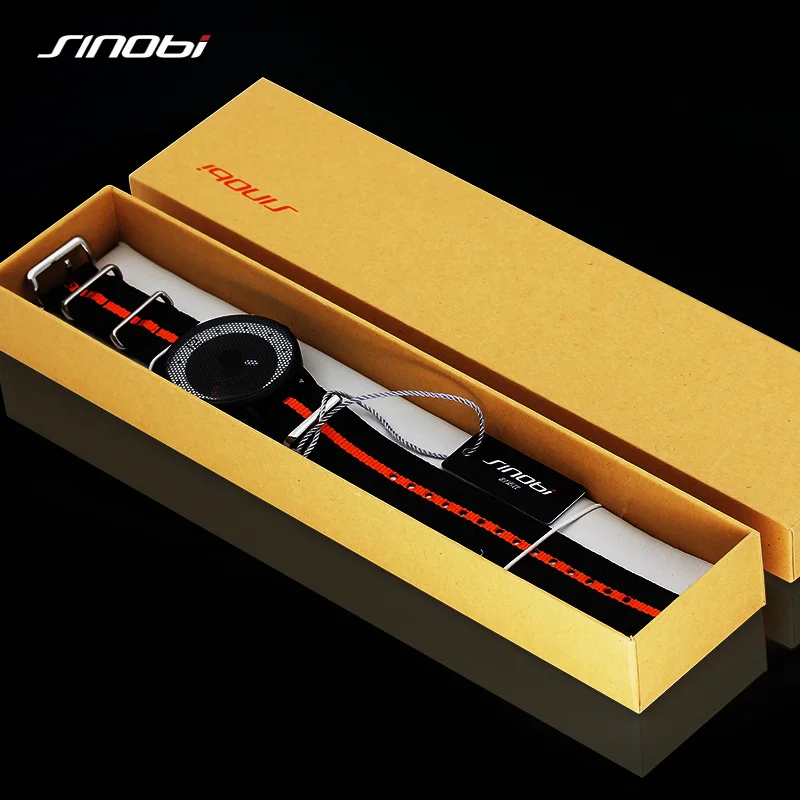 Часы наручные SINOBI Мужские спортивные модные роскошные брендовые кварцевые в