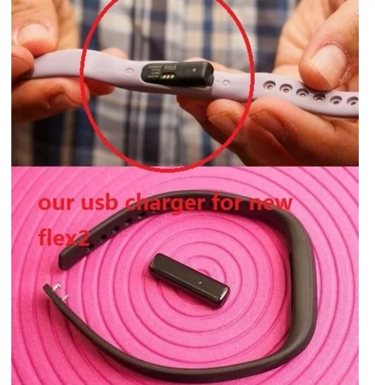 Бесплатная доставка. 2 шт. USB кабель для новый Flex 2. Новый Fitbit кабеля зарядного