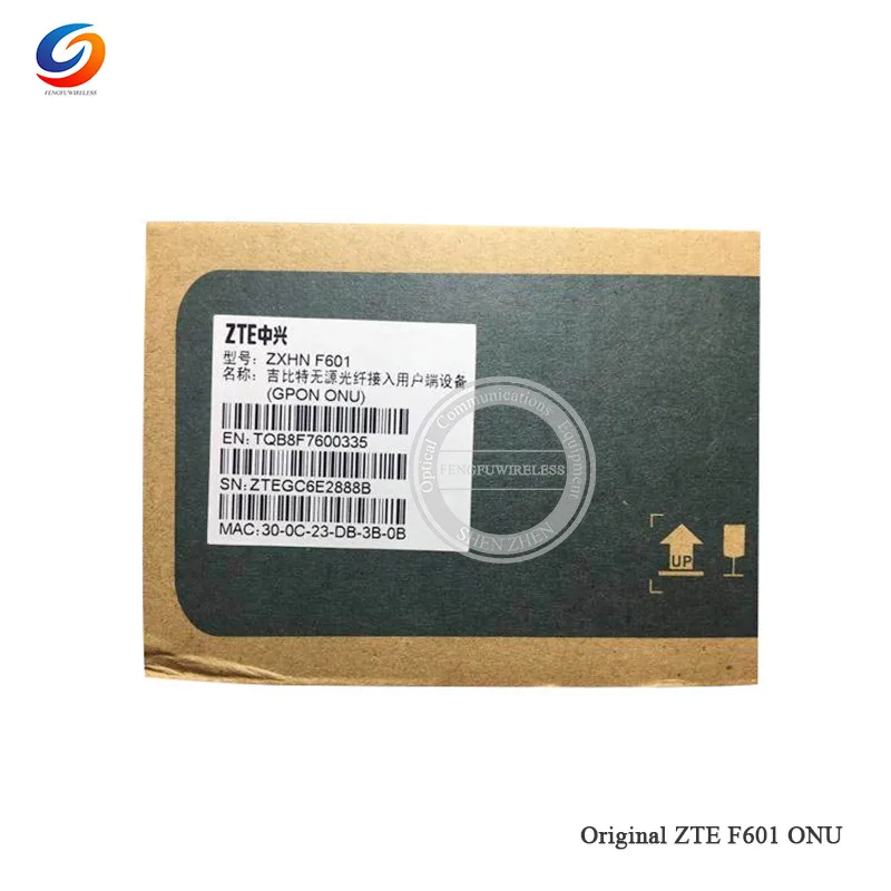 Горячая продажа ZTE F601 GPON ONU ONT FTTH SFU режим маршрутизатора FTTO с 1GE портом такой же как