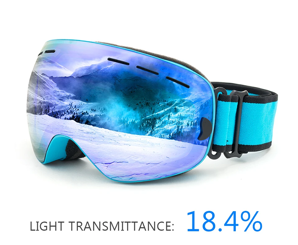 BLUERISE UV400 очки для катания на лыжах, противотуманные очки с двойными линзами, лыжные мужские и женские очки для сноуборда, лыжные очки для катания на лыжах