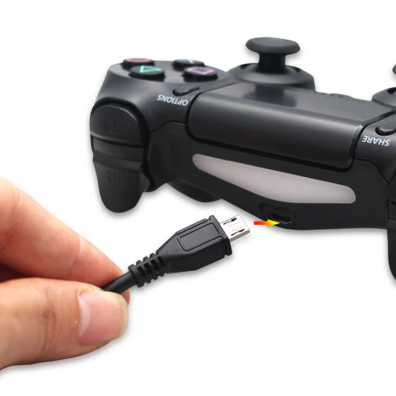 Игровой контроллер 2 в 1 для Sony PS4 Slim микро-зарядка USB кабель передачи данных и