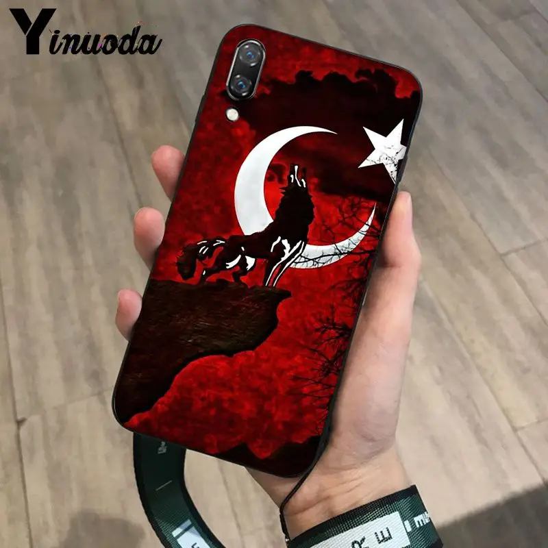 Флаг индейки анталиа Мустафа волк флаг для Huawei Mate10 Lite P20 Pro P9 P10 Plus Mate9 10 Honor View