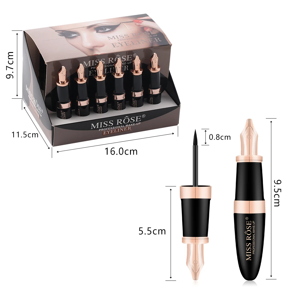 Макияж прохладный черный подводка для глаз Водонепроницаемый Make up 4 5 мл жидкости