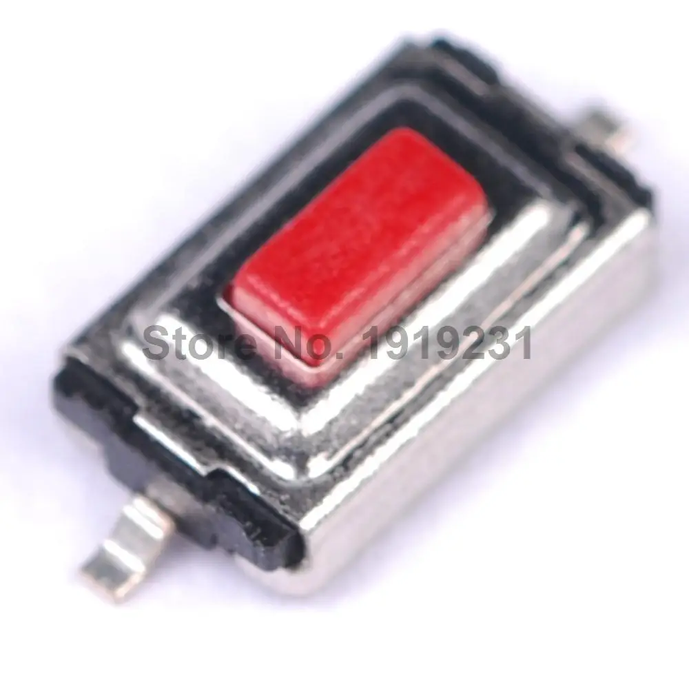 Красный кнопочный переключатель 50 шт. 3*6*2 5 мм H SMD|switch bindings|switch limitswitch limit switch |