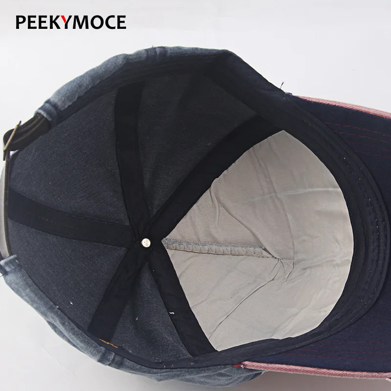Peekymoce оптовая продажа весенние Хлопковые бейсболки для мужчин и женщин