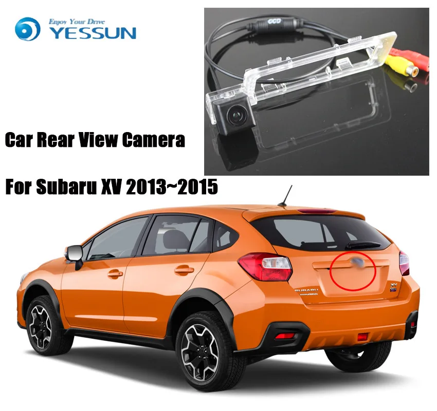 Камера заднего вида YESSUN для Subaru XV 2013 2015 HD CCD ночное видение|hd ccd|rear view camerarear camera |