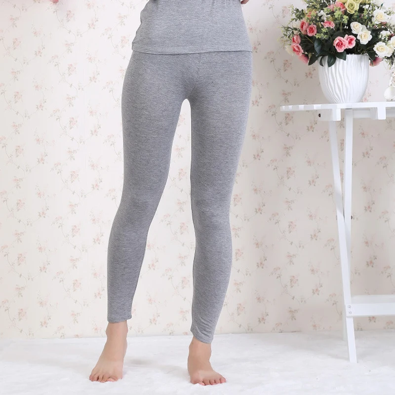 Jinsen Aite размера плюс XL-6XL, новинка, зима и осень, модальные кальсоны для женщин, удобные, высокая эластичность, штаны, термобелье, JS13
