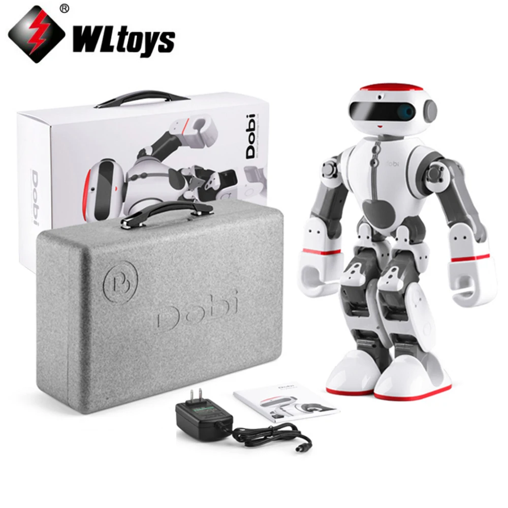 WLtoys F8 Доби Интеллектуальная RC робот гуманоид умный голос приложение Управление