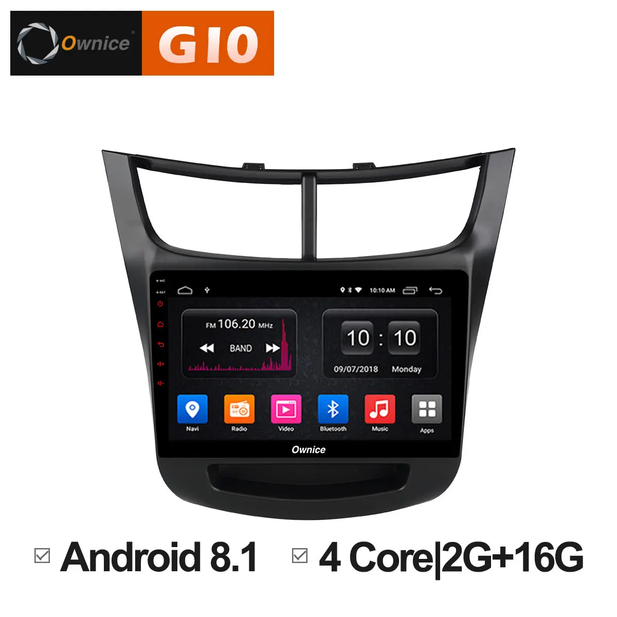 Ownice 9 дюймов Восьмиядерный OEM рамка автомобильный ПК Android 8 1 2 ГБ + 32 Гб GPS Радио
