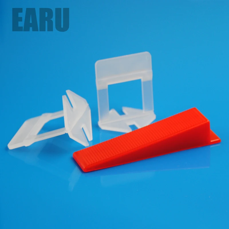 (100 шт. клинья + 100 клипы 1 плоскогубцы) прокладки этаже lippage плитки выравнивание