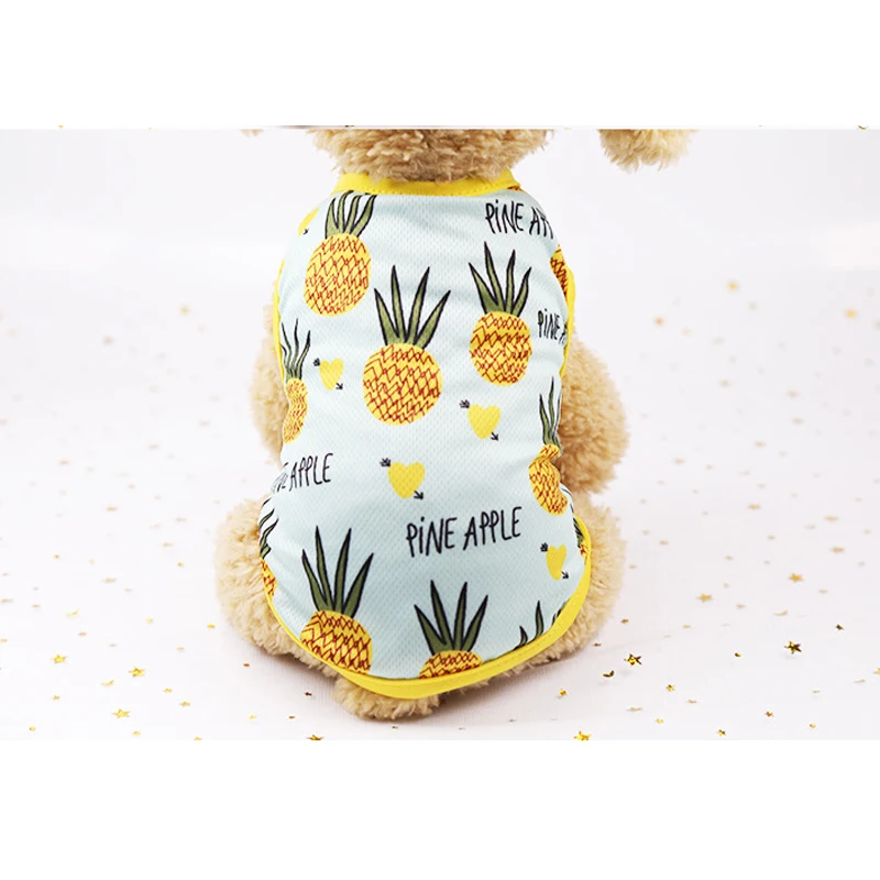 Одежда для влюбленных на весну и лето одежда щенков жилет сетчатая дышащая