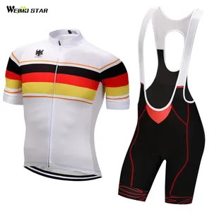 Germany cycling jersey Men bib shorts pro team Weimostar Cycling Clothing mtb Road Bike Jersey roupa ciclismo cycling set