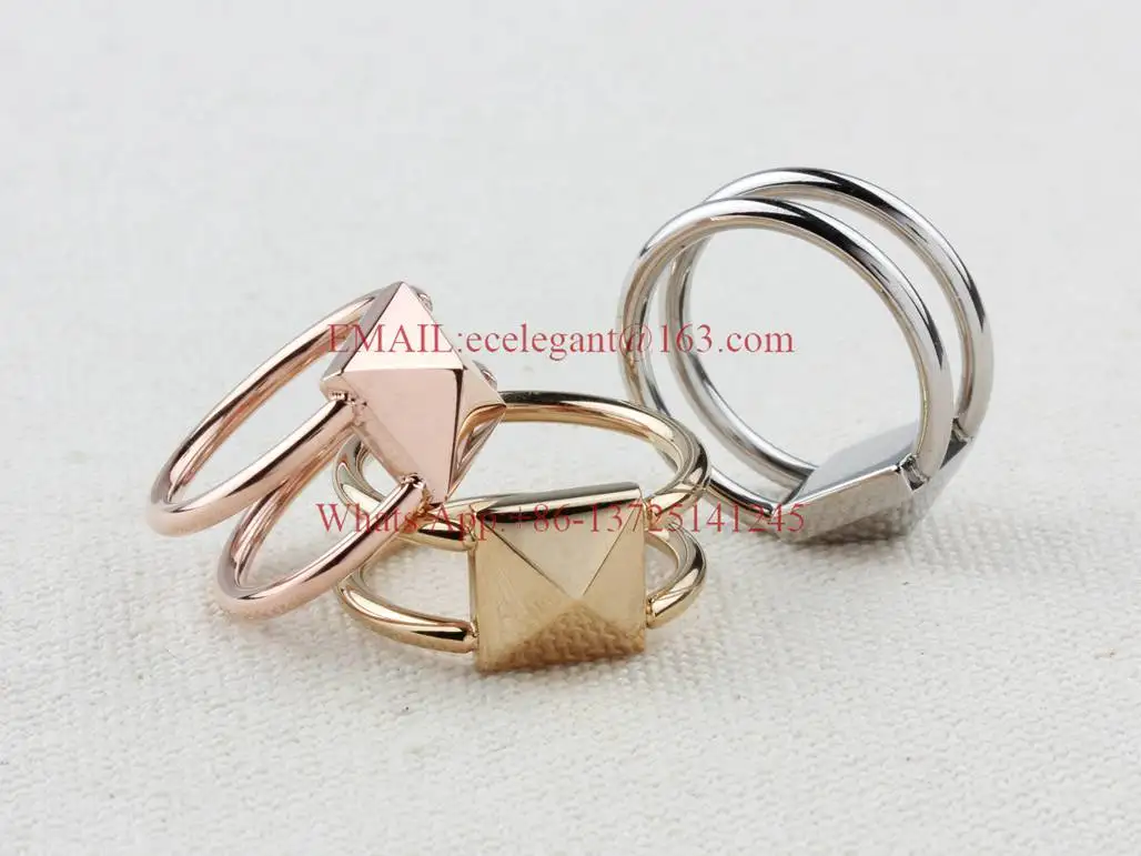 WLR0118 горячие продажа 3 цвета нержавеющей стали повседневная белое золото кольца