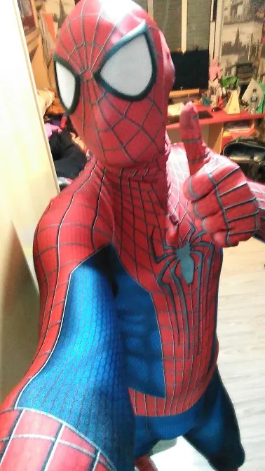 Удивительные костюмы Человека-паука TASM2 Zentai боди косплей костюм Человека-паука спандекс 3D принт костюм супергероя Хэллоуин