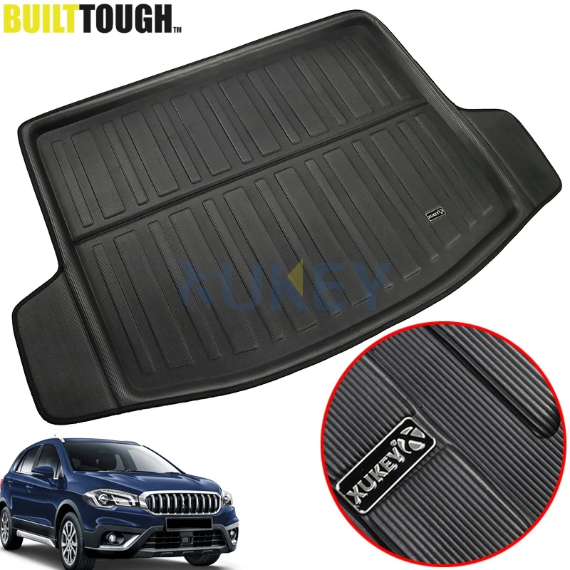 Для Suzuki NEW SX4 S Cross кроссовер 2014 2015 2016 2017 2018 задний коврик для груза напольная