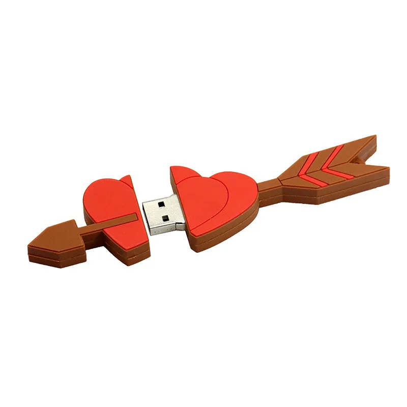 USB флеш-накопитель, флеш-накопитель, красное сердце, свадебный подарок, 32 ГБ, 8 ГБ, объемный u-диск, милая флеш-карта памяти для мальчика, флешка, мини-Амура, Usb