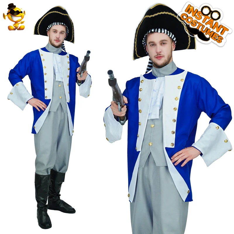 DSPLAY косплей для взрослых новый мужской костюм Colonial General Leader красивый мощный