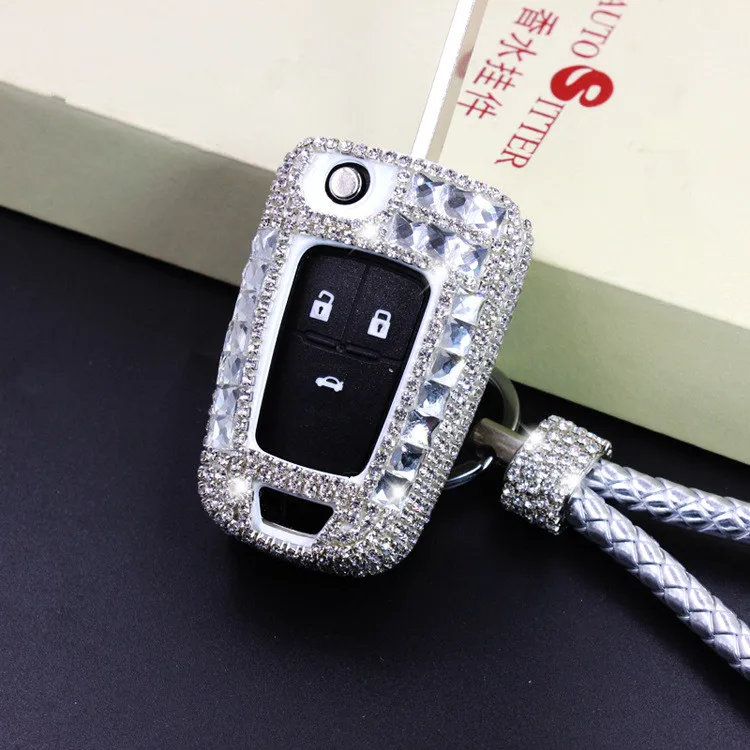 Алмазный чехол для ключа автомобиля для Chevrolet Cruze Malibu Buick Regal lacross Excelle GT/Excelle XT GL8 Encore keychian Key Shell