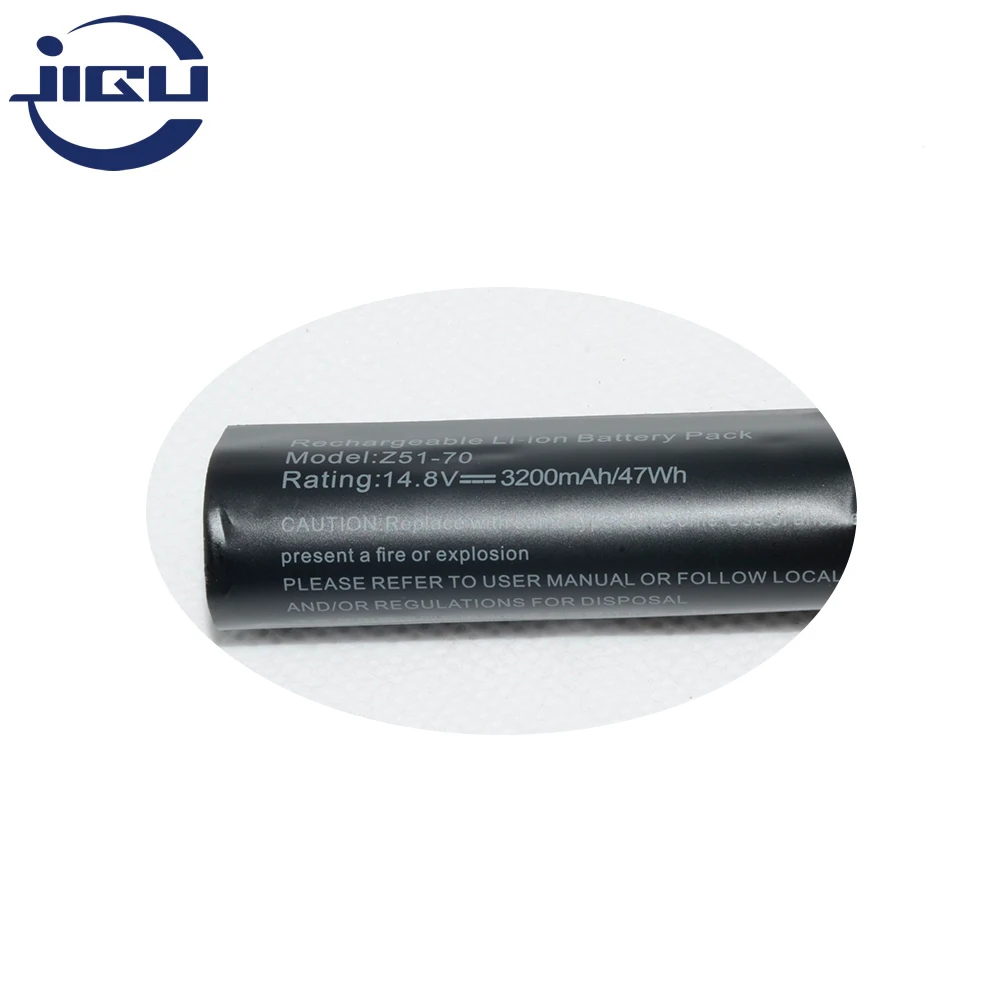 JIGU 4 ячейки 5B10H30034 L14L4A01 Аккумулятор для ноутбука LENOVO IdeaPad Y50C Z41 70 Z51 70|Аккумуляторы