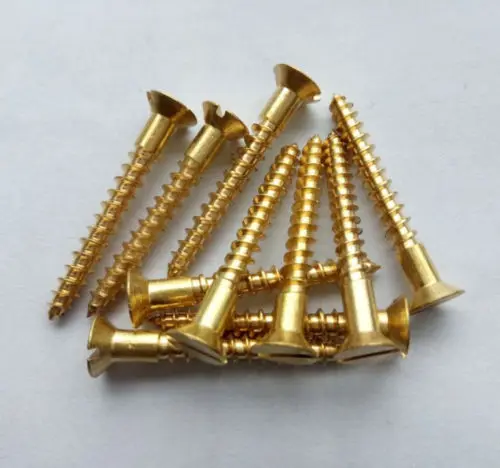 M2 M2.5 6 мм-16 мм Длина латунный щелевой Самонарезающий винт с потайной головкой самонарезающиеся болты
