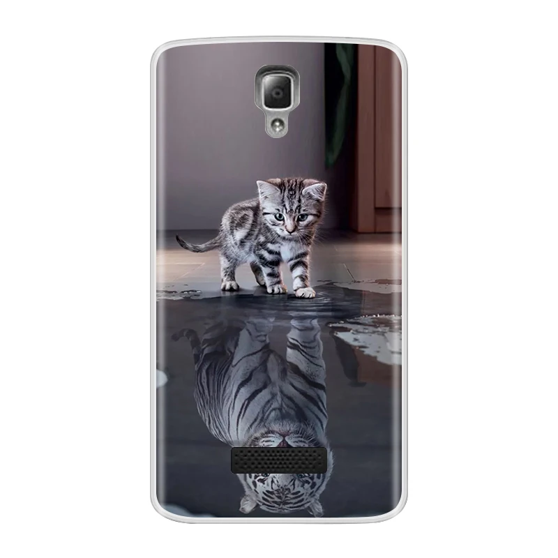 Мягкий ТПУ чехол с рисунком для lenovo A2010 A 2010 4," Задняя крышка Роскошный кожаный чехол для lenovo A 2010/A2580/A2860 задняя крышка - Цвет: No.18
