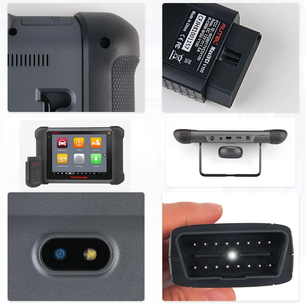 Autel MaxiSys MS906TS OBD2 автомобиля диагностический инструмент сканер автомобиля Автомобильный ЭБУ ключ OBD2 разъем кодирования TPMS тестер тормозной жидкости