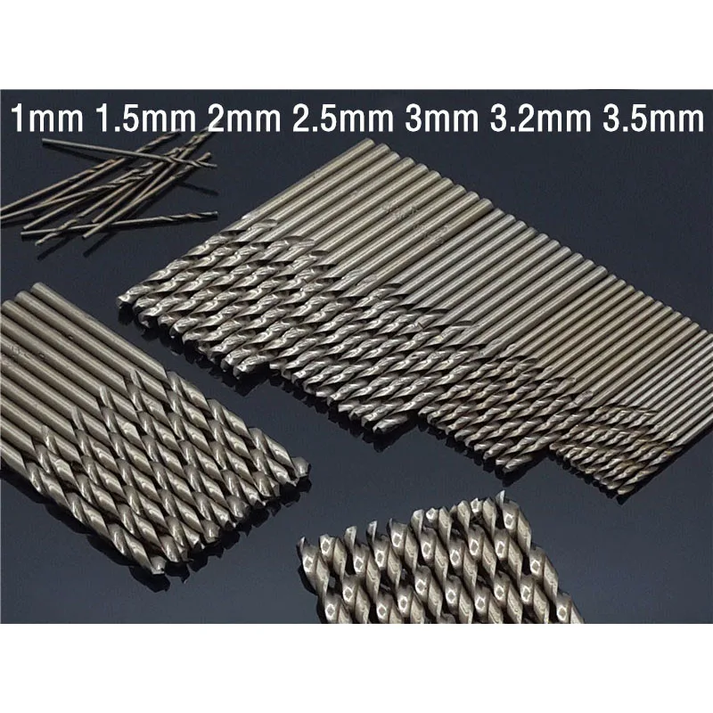 Спиральное высокоскоростное сверло M35 из кобальтовой стали 7 размеров 10