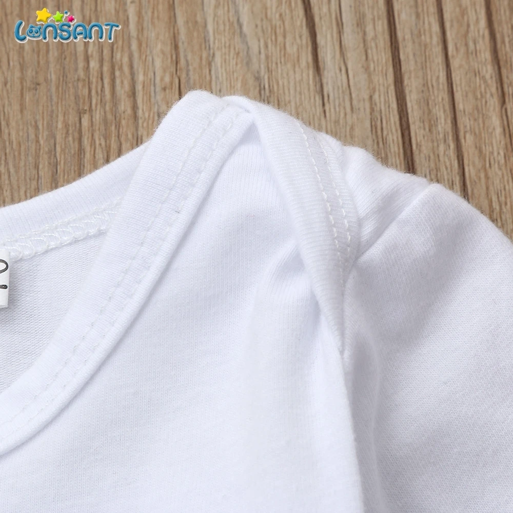 4 шт. Детский комбинезон с длинным рукавом и надписью | Мать ребенок