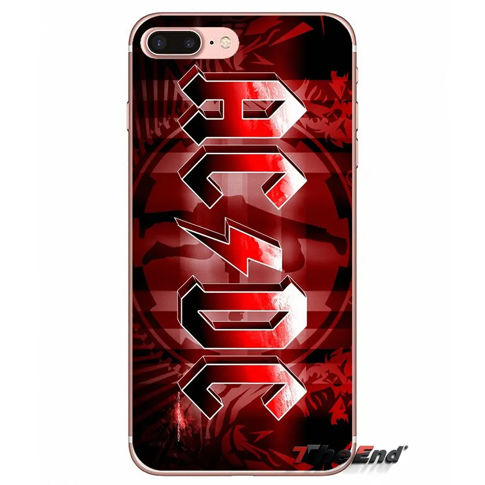 Аксессуары Сумка Чехол музыкальная группа ACDC AC DC для iPhone X 4 4S 5 5S 5C SE 6 6S 7 8 Plus Samsung