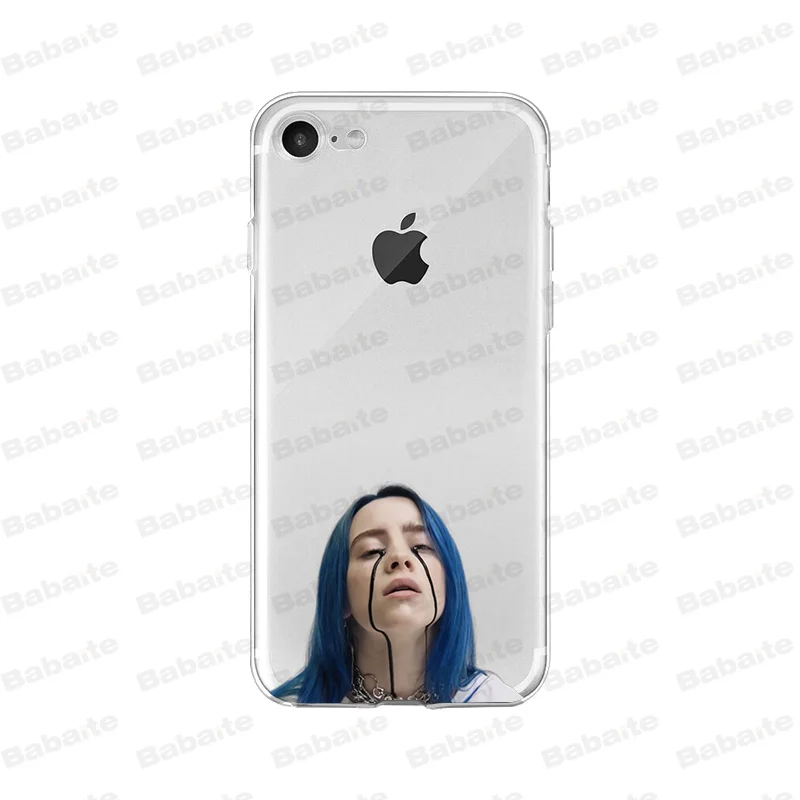 Babaite Billie eilish rainbow blohsh глаза океана Мягкий ТПУ силиконовый чехол для телефона iPhone X 5 5S SE 6 6splus 7 8 Plus XS MAX XR