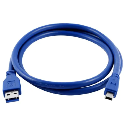 2015 горячая 1 метр новый синий Суперскоростной USB 3 0 тип A штекер мини B 10 Pin Мужской