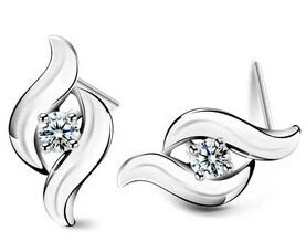 100% Silver 925 AAA Jewelry Sets for Women Beauty Kiss Solid Free Shipping SS203 | Украшения и аксессуары