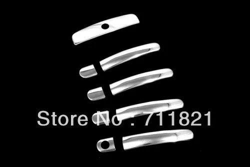 Стайлинг автомобиля хромированная крышка ручки двери для Volkswagen VW Polo 9N / 9N3|door handle