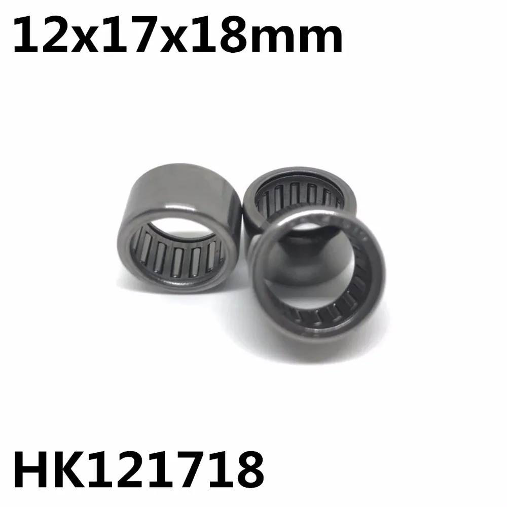 10 шт. HK121718 12x17x18 мм подшипник оболочки типа Игольчатые роликовые подшипники