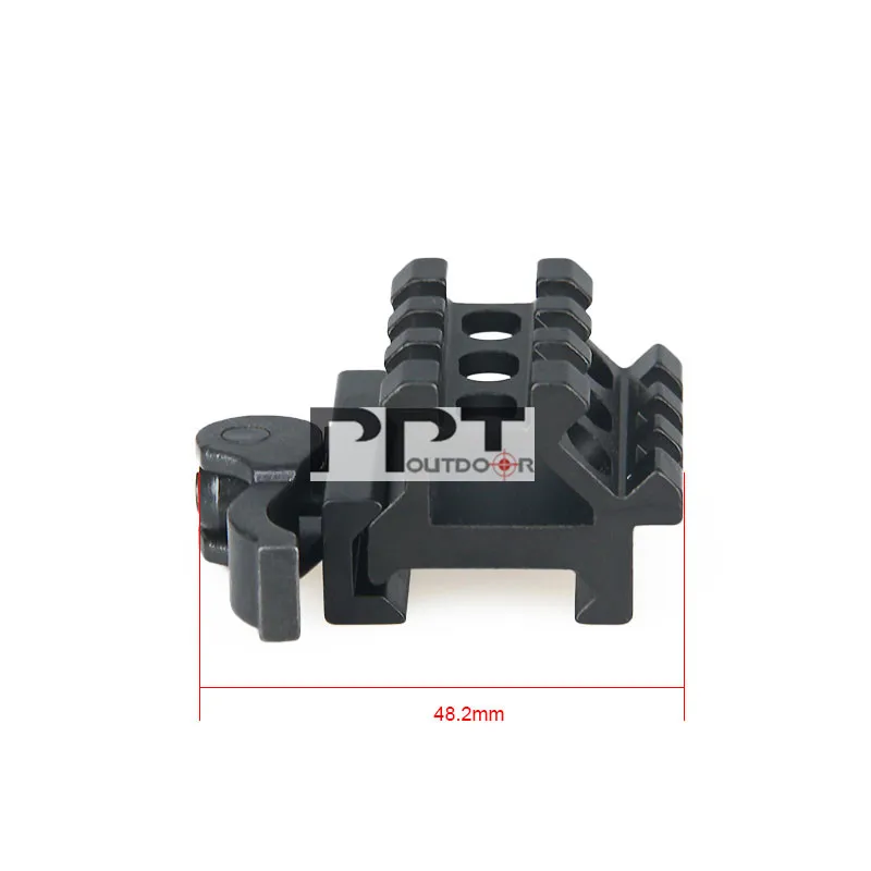 PPT Aluminum Black 21.2MM Rail Panel QD Scope Mount For Outdoor Hunting PP22-0221 | Спорт и развлечения