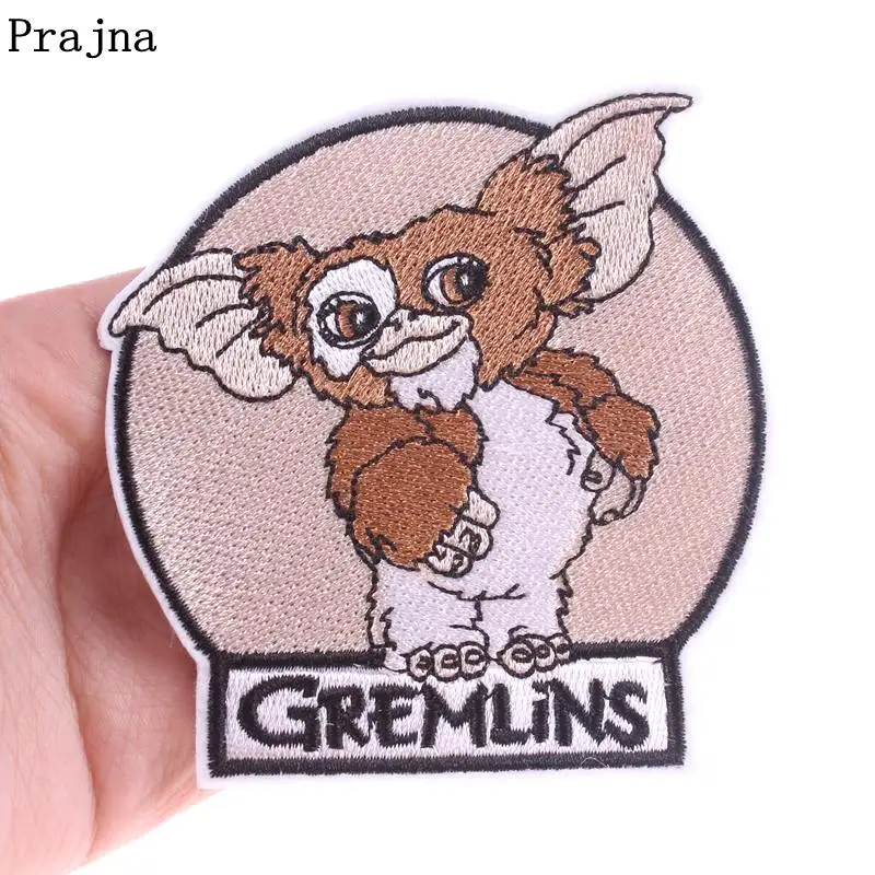Prajna DIY пара стежка нашивка с персонажем железа на патчи для одежды вышитые патчи на одежду куртка значки-наклейки железа