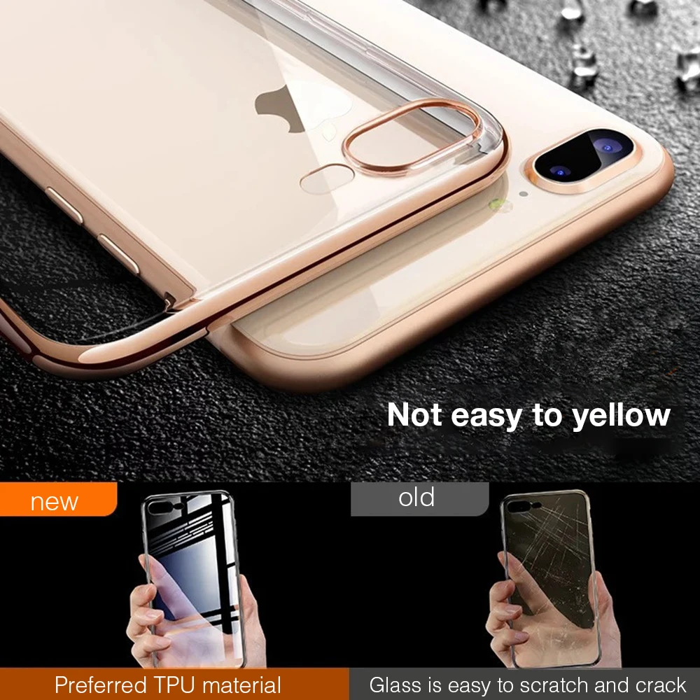 Heyytle прозрачные чехлы для iPhone X XS Max XR 8 7 6 Plus чехол с покрытием ультратонкий