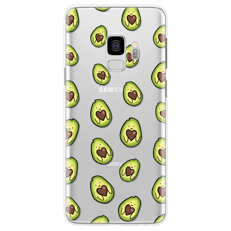 aixinnyg Для samsung Galaxy A10 A20e A30 A40 A50 A70 M10 M20 M30 S7 S8 S9 S10 плюс S10e Note 8 9 J4 J6 плюс A9 A7 ТПУ авокадо чехол - Цвет: aixinnyg