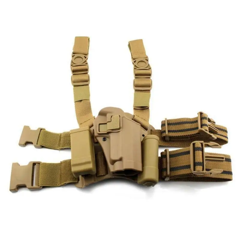 Армия CQC Sig P220 P226 правой руки пистолет кобура серпа Heavy Duty тактический бой P226 пистолет нога кобура