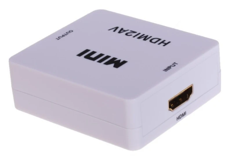 ON SALE Mini HD Video Converter Box HDMI to AV/CVBS L/R Adapter 1080P HDMI2AV Support NTSC and PAL free shipping |